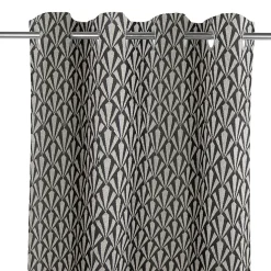 Rideau Koki GoodHome l.140 x H.260 cm noir