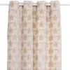 Rideau Luna jacquard velours lin 140x260cm - Atmosphera