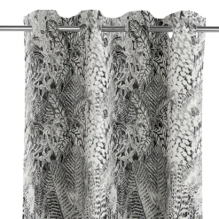 Rideau Mokau GoodHome l.140 x H.260 cm noir