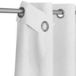 Rideau Novan GoodHome blanc l.140 x H.260 cm