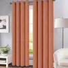 Rideau Novan GoodHome terracotta l.140 x H.260 cm