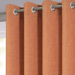 Rideau Novan GoodHome terracotta l.140 x H.260 cm