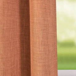 Rideau Novan GoodHome terracotta l.140 x H.260 cm