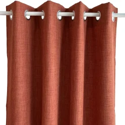Rideau Novan GoodHome terracotta l.140 x H.260 cm