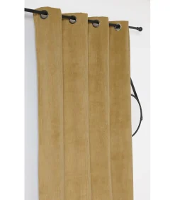 Rideau Obsurcissant Thermique et isolant "ALBERTA" - 140x260cm - Moutarde