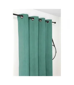 Rideau Obsurcissant Thermique et isolant "ALBERTA" - 140x260cm - Vert d'eau