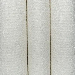 Rideau occultant à œillets effet bouclette Oliva blanc cassé L.260 x l.140cm GoodHome