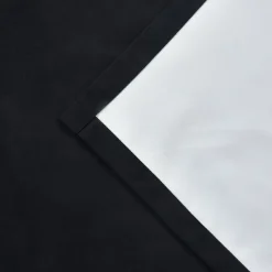Rideau occultant à œillets effet tissé Pasig noir L.260 x l.140cm GoodHome