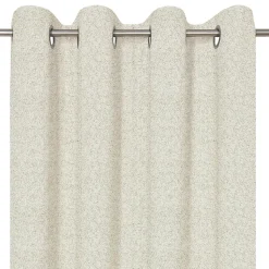 Rideau occultant à œillets effet flanelle Dumi beige L.260 x l.140cm GoodHome