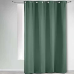 Rideau occultant à œillets 135 x 240 cm Uni Cèdre