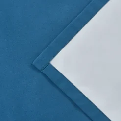 Rideau occultant à œillets effet tissé Pasig bleu L.260 x l.140cm GoodHome