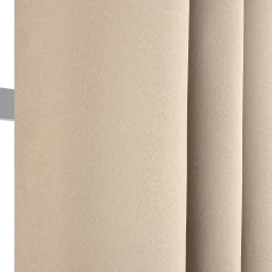 Rideau occultant à œillets uni Sky beige écru L.240 x L.135cm JBY Creation