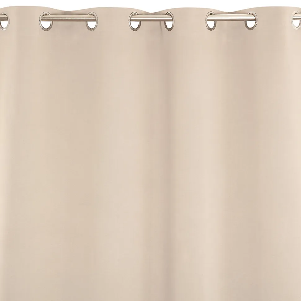 Rideau occultant à œillets uni Sky beige écru L.240 x L.135cm JBY Creation