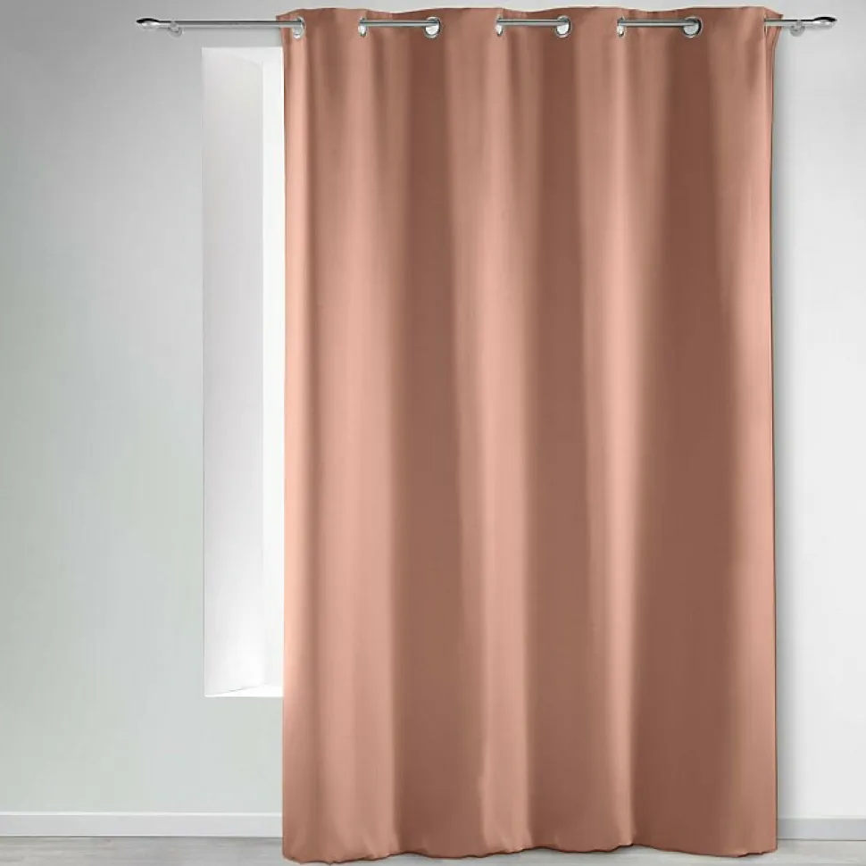 Rideau occultant à œillets 135 x 240 cm Uni Blush