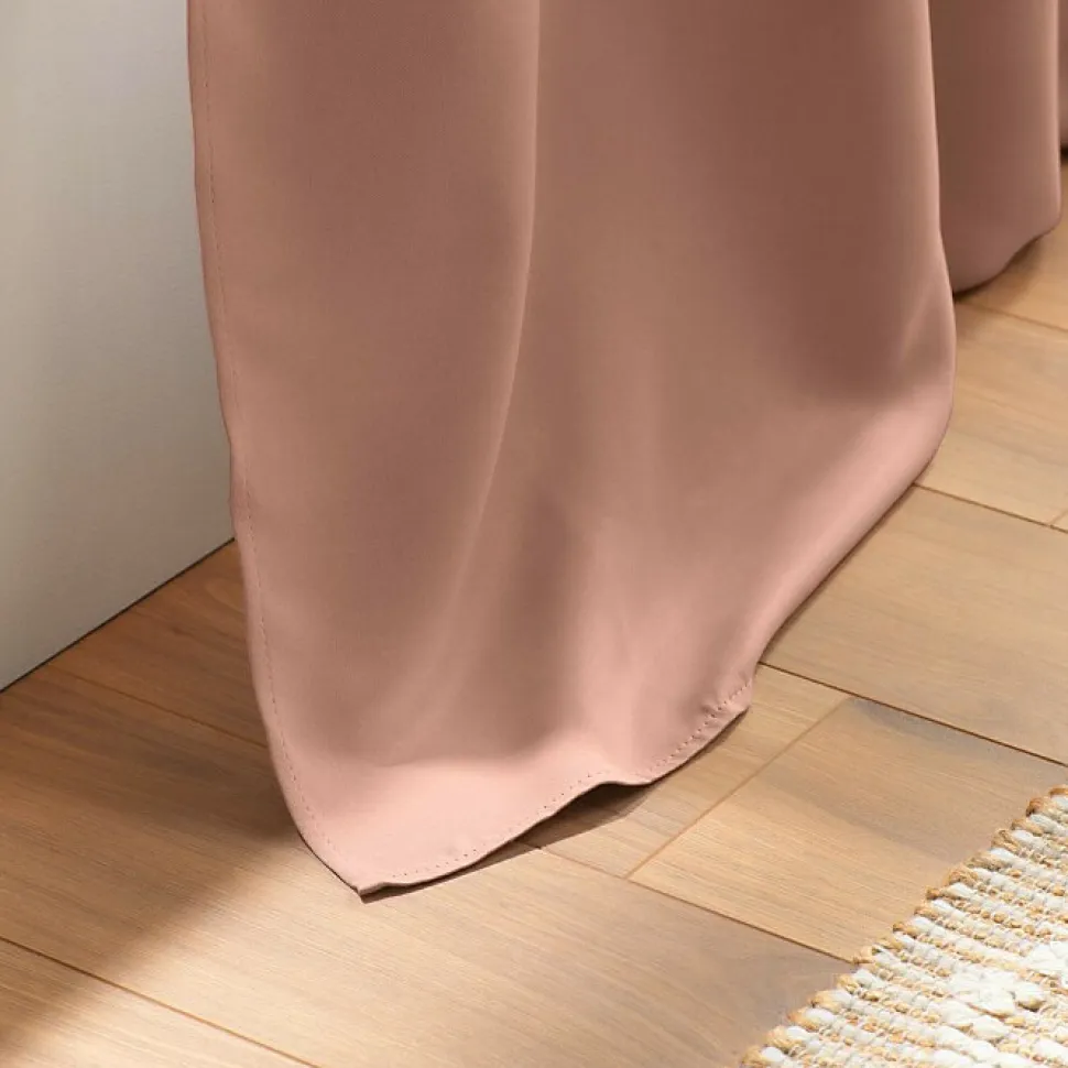 Rideau occultant à œillets 135 x 240 cm Uni Blush