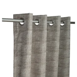 Rideau occultant à œillets effet jacquard Nagda blanc crème L.260 x l.140cm GoodHome