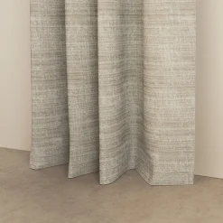 Rideau occultant à œillets effet jacquard Nagda blanc crème L.260 x l.140cm GoodHome