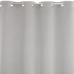 Rideau occultant à oeillets Sky gris clair L.240 x L.135cm JBY Creation