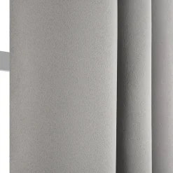 Rideau occultant à oeillets Sky gris clair L.240 x L.135cm JBY Creation