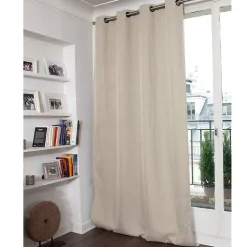 Rideau occultant à oeillets Mars beige L.260 x l.130cm Rocle