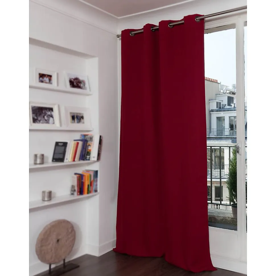 Rideau occultant Rouge MC330 140 x 260 (LxH)