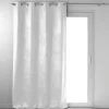 Rideau occultant 135 x 240 cm velours frappé Mélodie Blanc