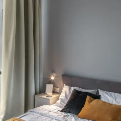 Rideau occultant beige 140x250
