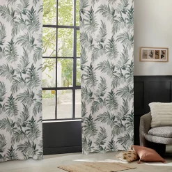 Rideau occultant Elena vert 135x260cm - Atmosphera