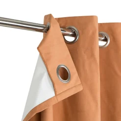 Rideau occultant en suédine à œillets Komod marron camel L.260 x l.140cm GoodHome