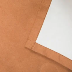Rideau occultant en suédine à œillets Komod marron camel L.260 x l.140cm GoodHome