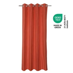 Rideau occultant en suédine à œillets Komod terracotta L.260 x l.140cm GoodHome