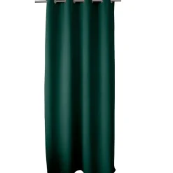 Rideau occultant et isolant uni vert foncé - 140x240cm - Vert foncé