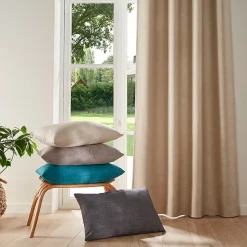 Rideau occultant GoodHome Novan lin l.140 x H.260 cm