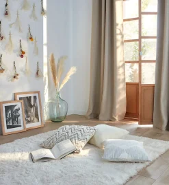 Rideau occultant GoodHome Novan lin l.140 x H.260 cm