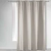 Rideau Occultant Grande Hauteur 135 x 280 cm Uni Ivoire À Œillets
