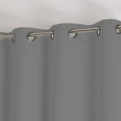 Rideau occultant ignifugé M1 non feu (140x180 cm - Gris)