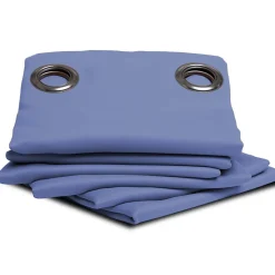 Rideau Occultant Non-Feu M1 Oeillets Bleu MC666 140 x 260 (LxH)
