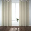Rideau occultant Novan GoodHome coloris naturel l.260 x l.140 cm