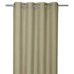 Rideau occultant Novan GoodHome coloris naturel l.260 x l.140 cm