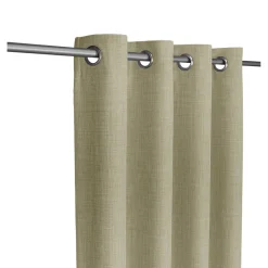 Rideau occultant Novan GoodHome coloris naturel l.260 x l.140 cm