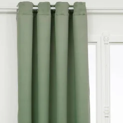Rideau occultant Odelie vert céladon 140x260cm - Atmosphera
