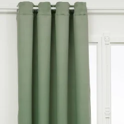 Rideau occultant Odelie vert céladon 140x260cm - Atmosphera
