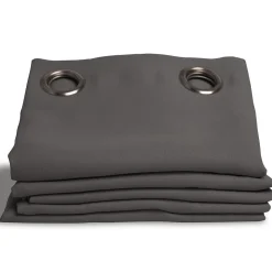 Rideau occultant Oeillets Gris MC732 140 x 260 (LxH)