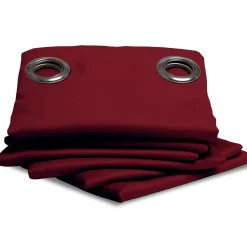 Rideau Occultant Oeillets Rouge MC330 140 x 180 (LxH)