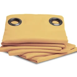 Rideau Occultant Oeillets Jaune MC243 140 x 300 (LxH)