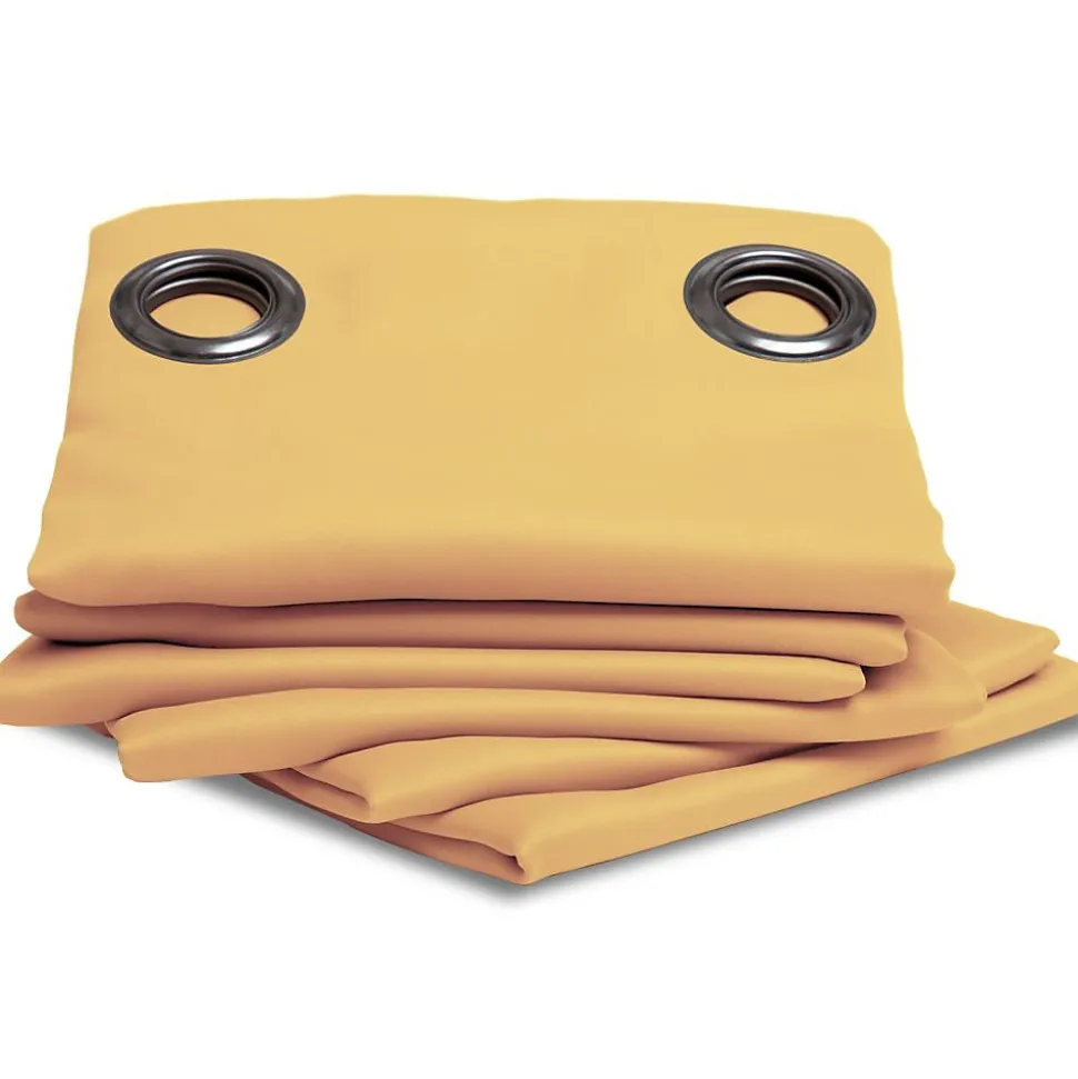 Rideau Occultant Oeillets Jaune MC243 140 x 300 (LxH)