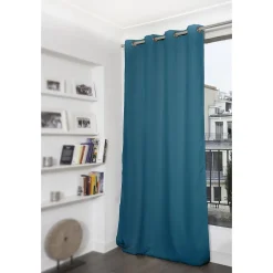 Rideau Occultant Oeillets Bleu MC56 140 x 260 (LxH)