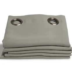 Rideau occultant Oeillets Gris MC704 140 x 260 (LxH)