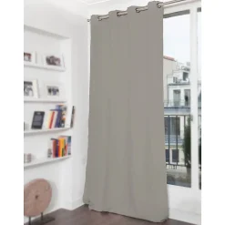Rideau occultant Oeillets Gris MC704 140 x 260 (LxH)