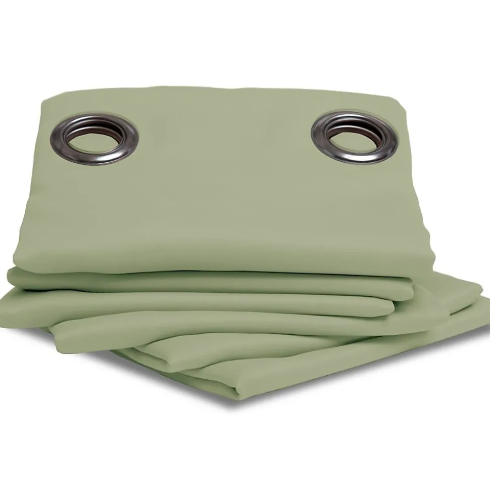 Rideau Occultant Oeillets Vert MC540 140 x 260 (LxH)